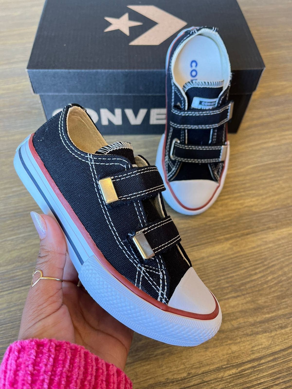 All Star Infantil de Velcro - Preto — foto principal