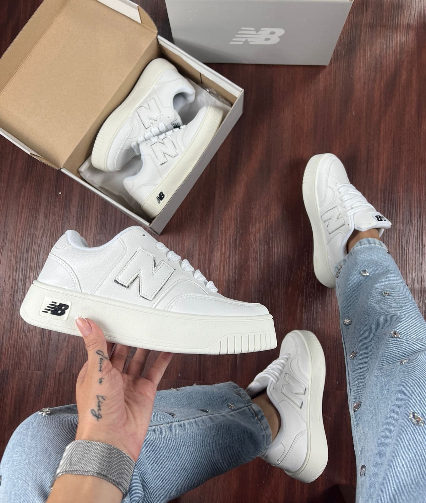 New Balance CT303 - Branco Prata — foto principal