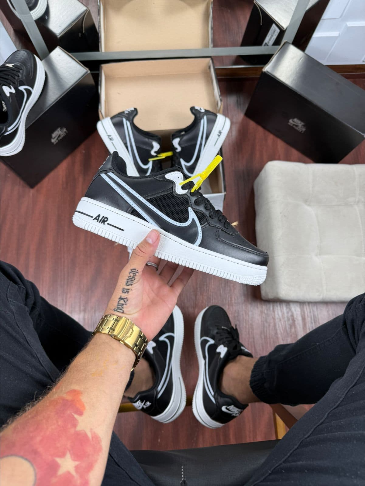 Air Force Gs Premium Preto/Branco — foto principal