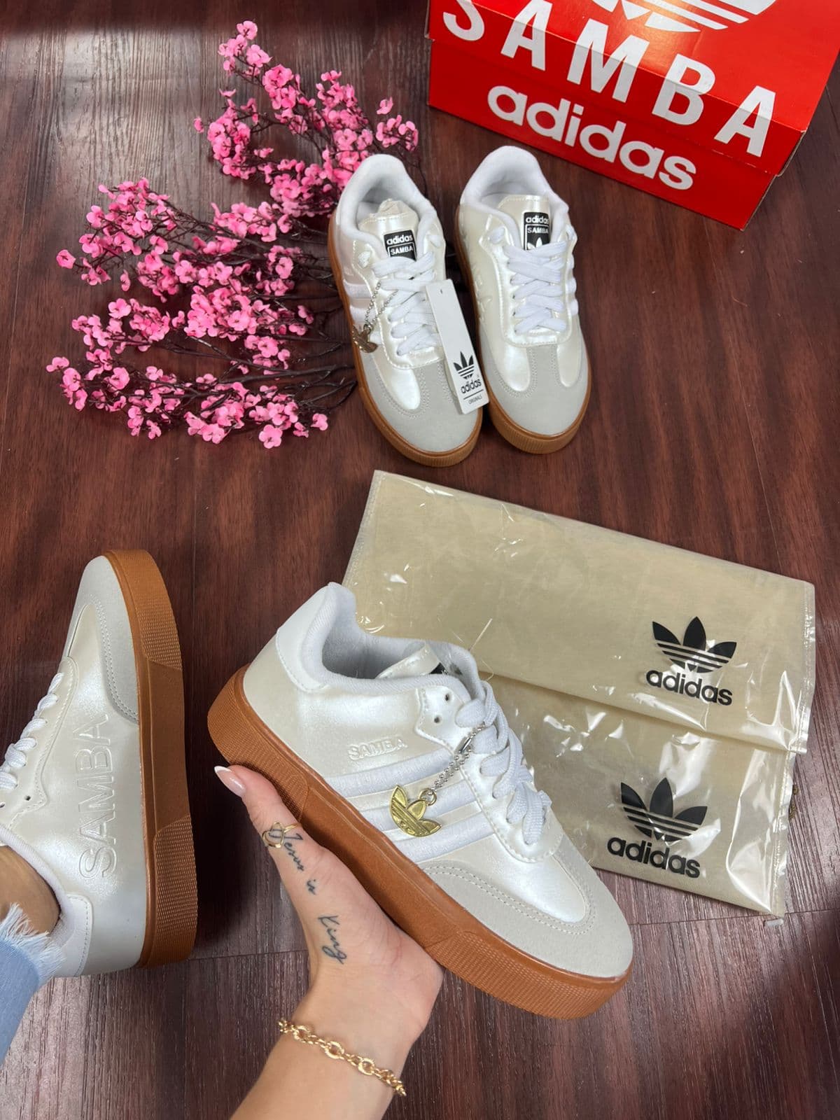 Adidas Samba Branco Perolado — foto principal