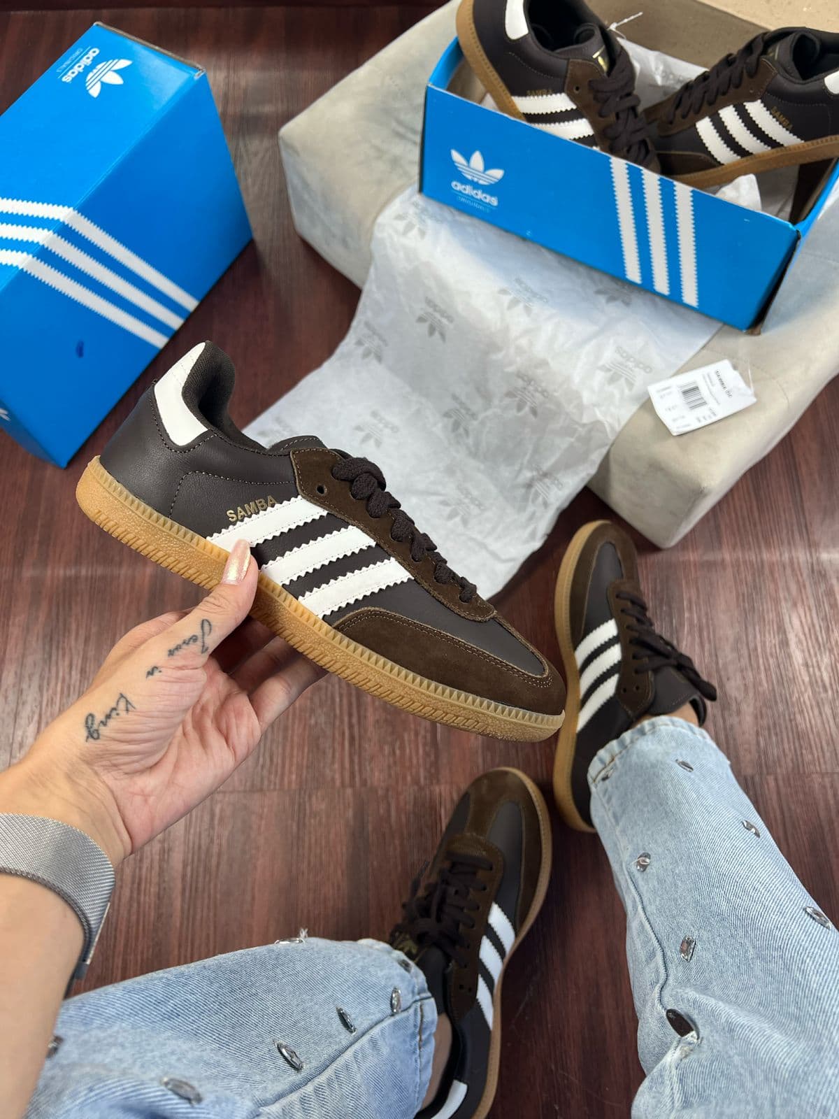 Adidas Samba OG Couro - Café — foto principal