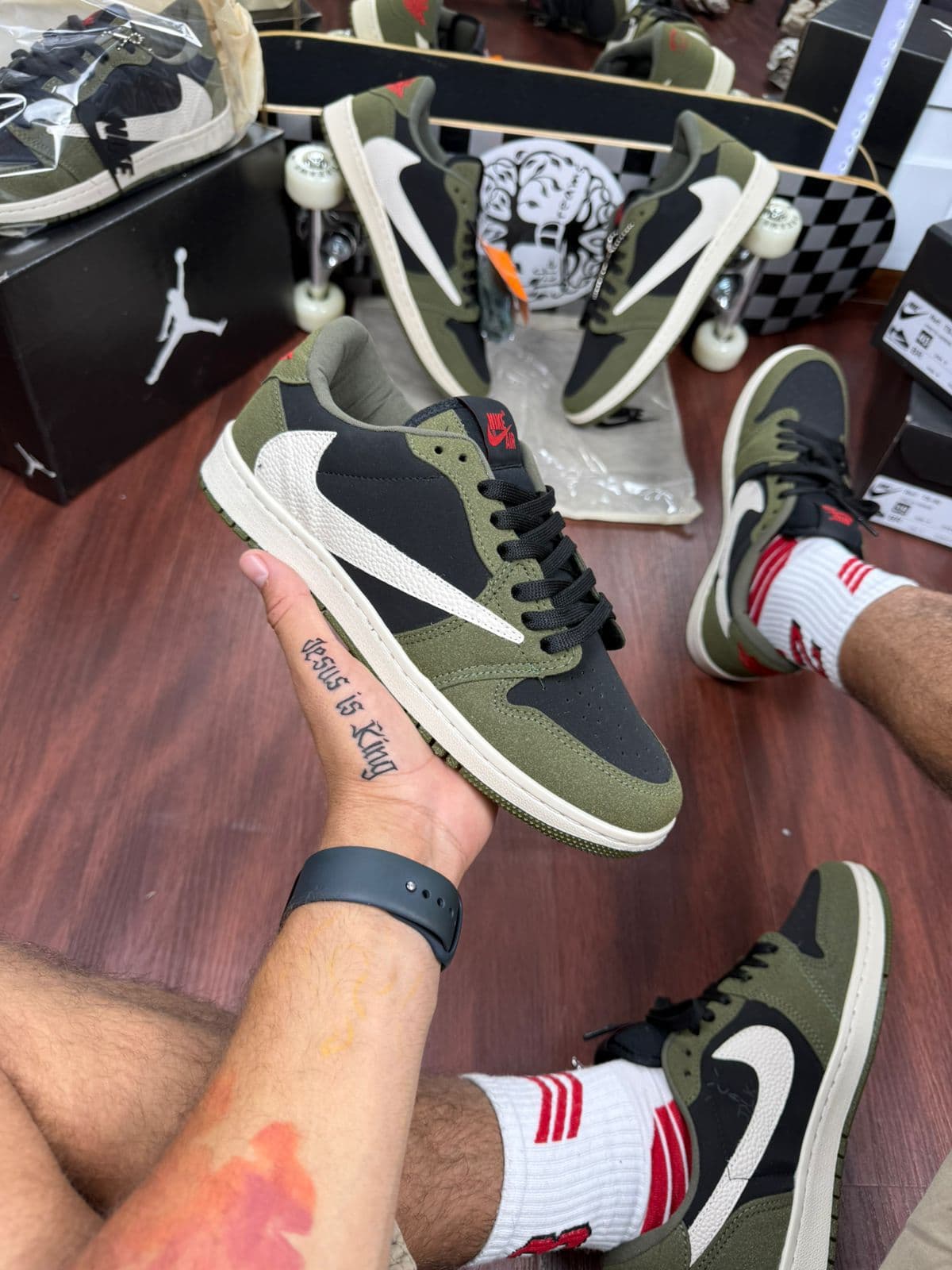 Nike Travis Scott - Verde/preto — foto principal