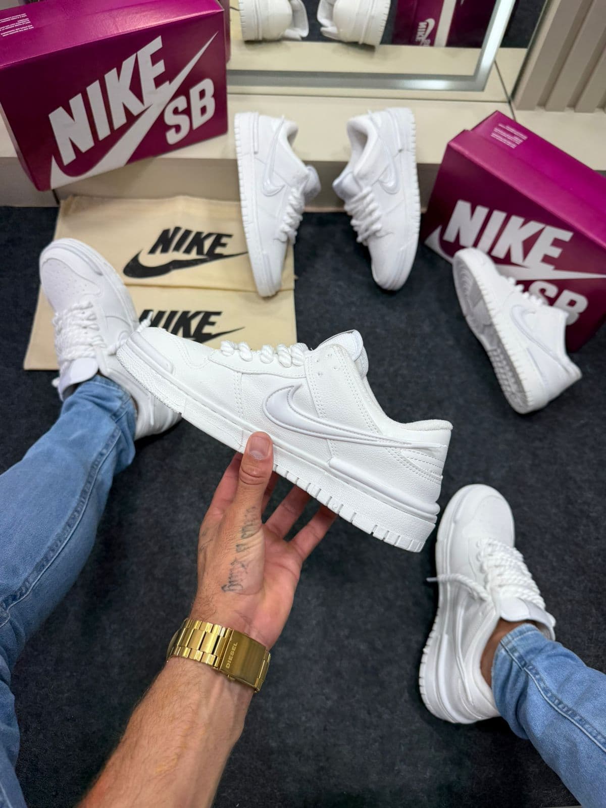 Nike SB Dunk Low Twist Branco — foto principal