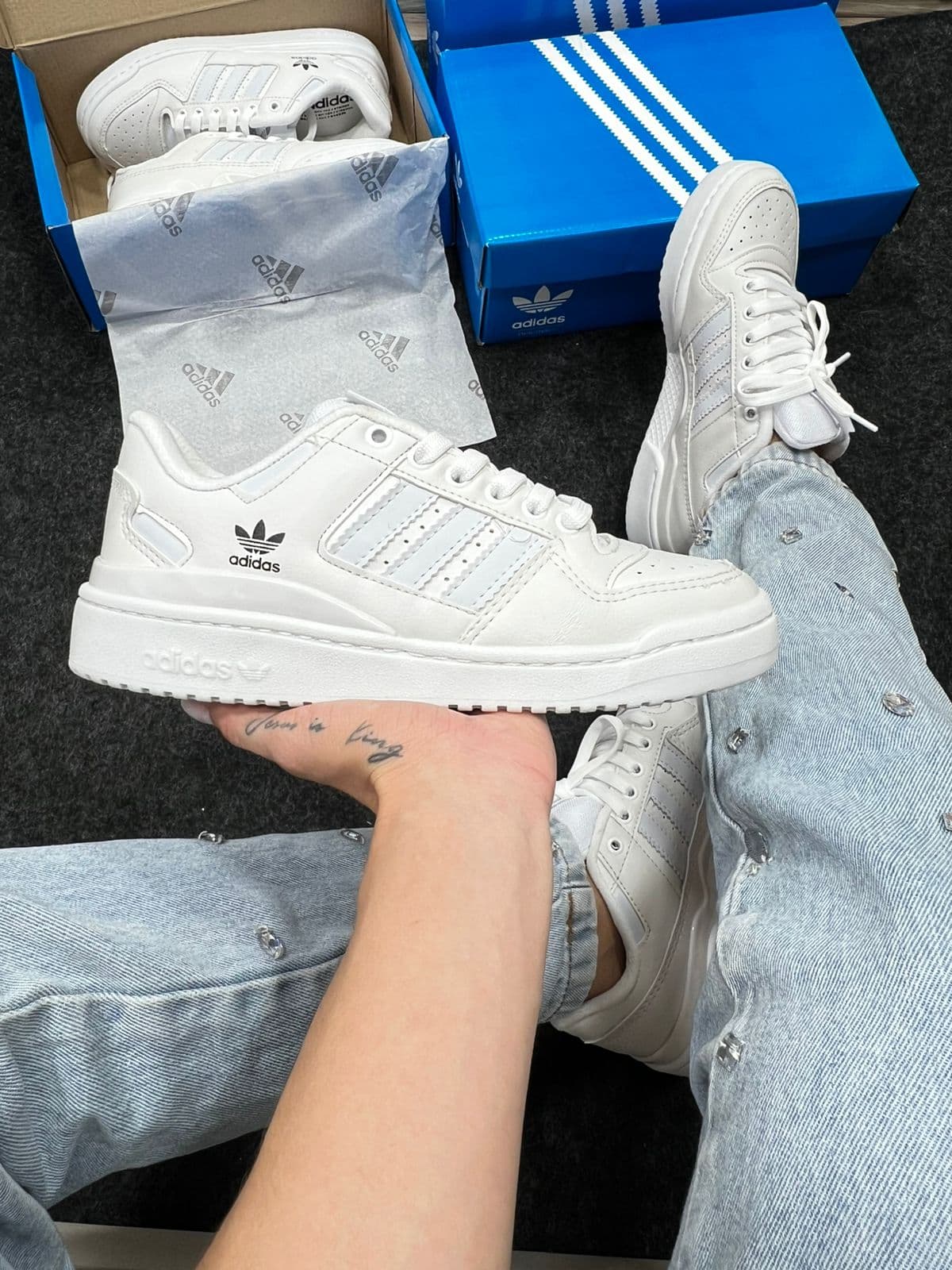 Adidas Forum Low Premium Branco — foto principal