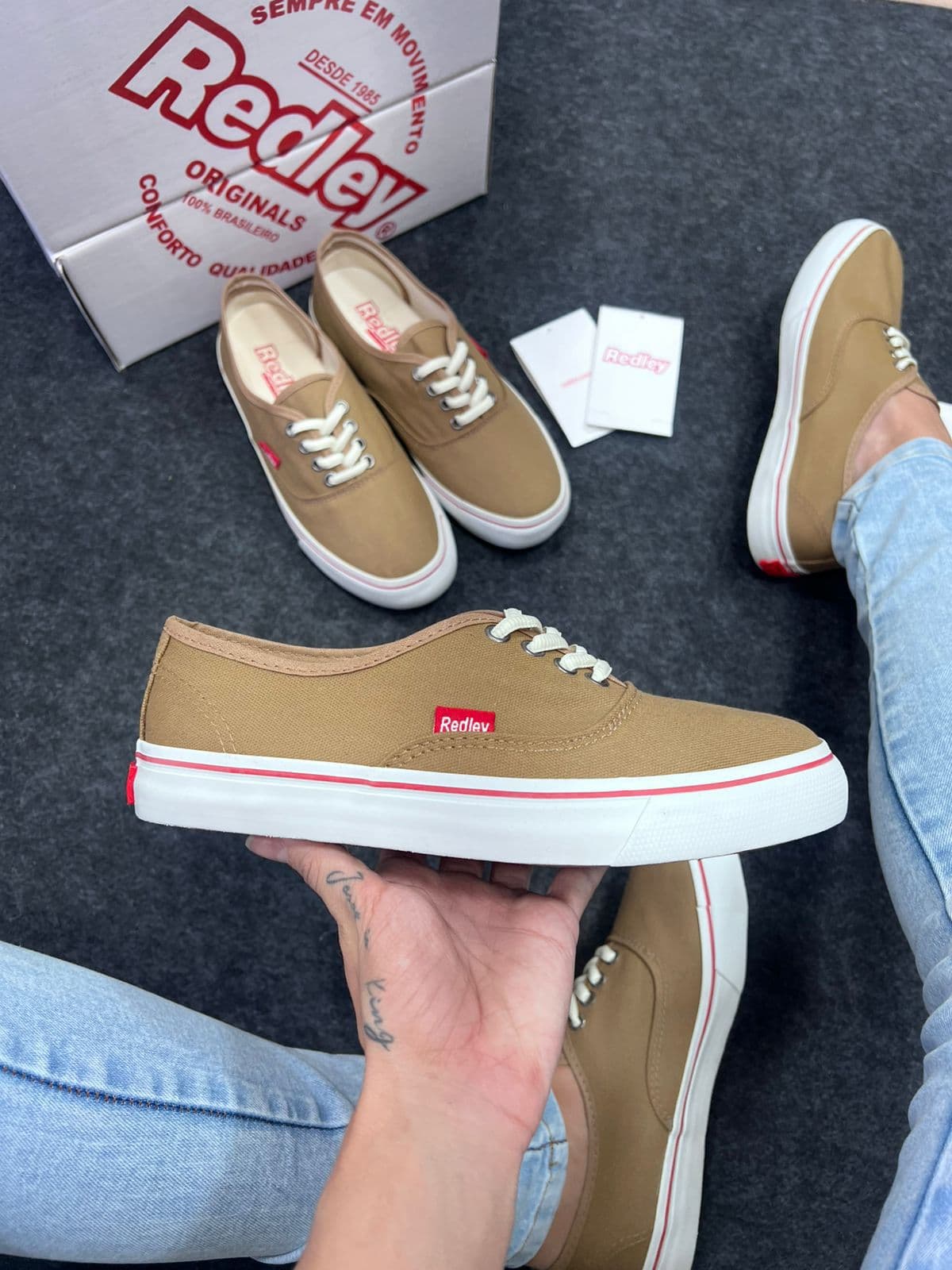 Tênis Redley Vulcanizado Premium Caramelo — foto principal