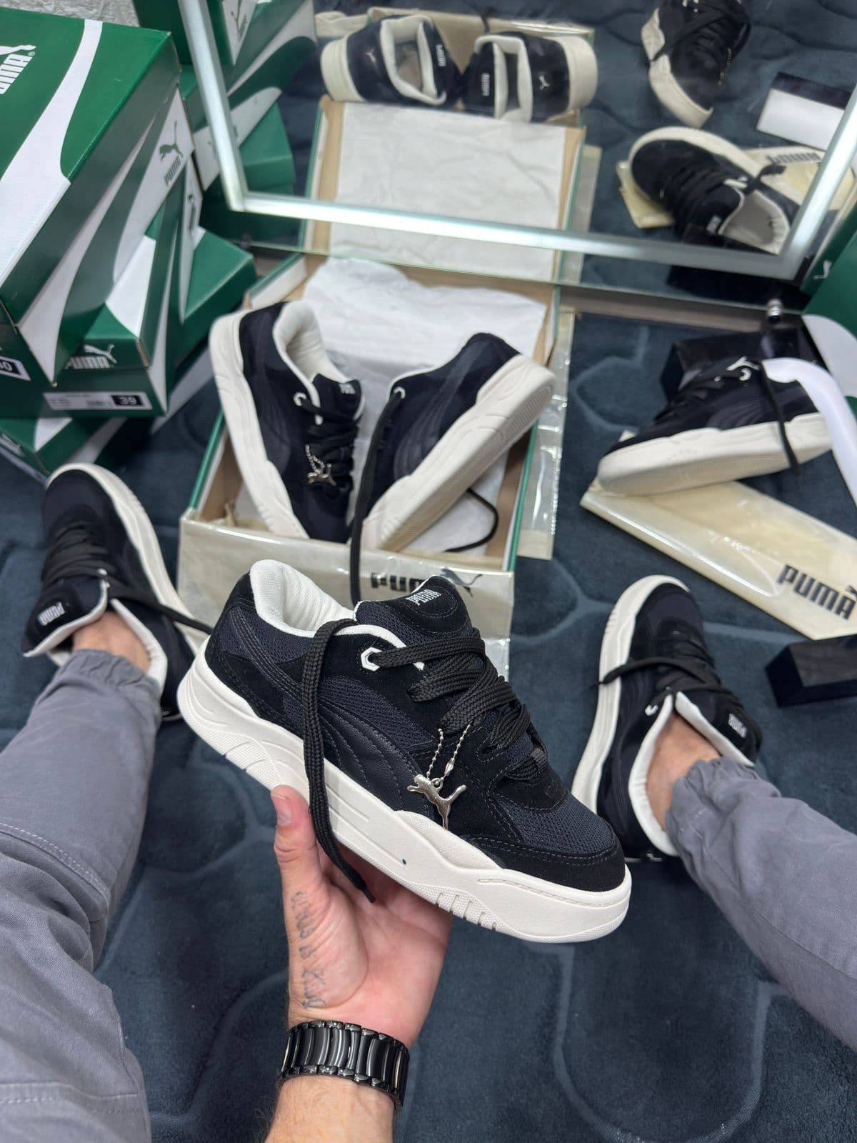 Puma Camurça Premium Preto — foto principal