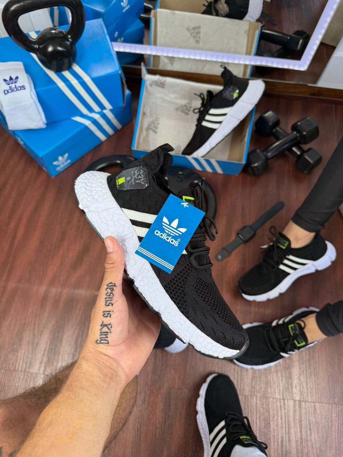 Adidas 33Y Fashion New Sport Preto — foto principal