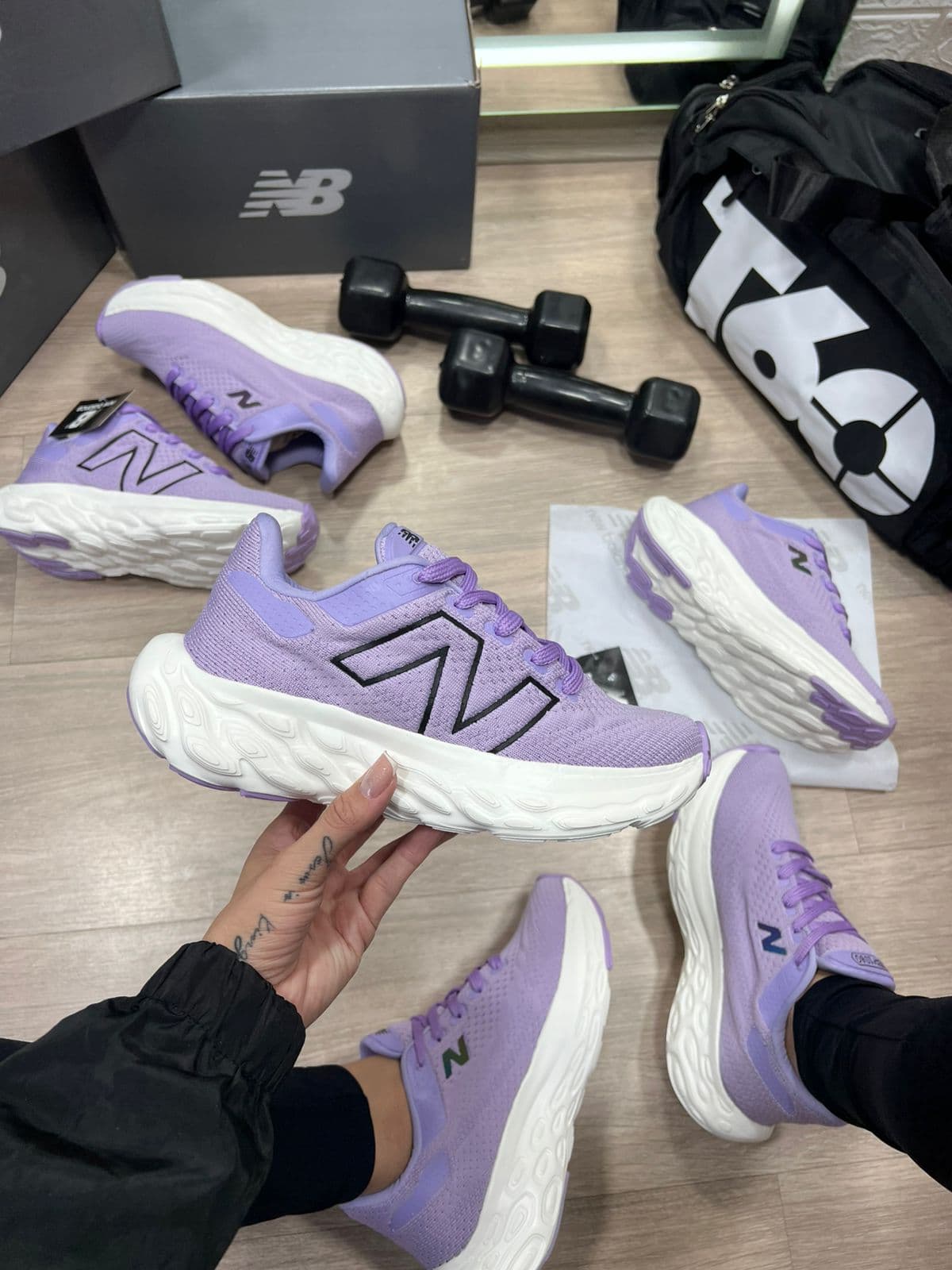 New Balance Fresh Foam Lilás — foto principal