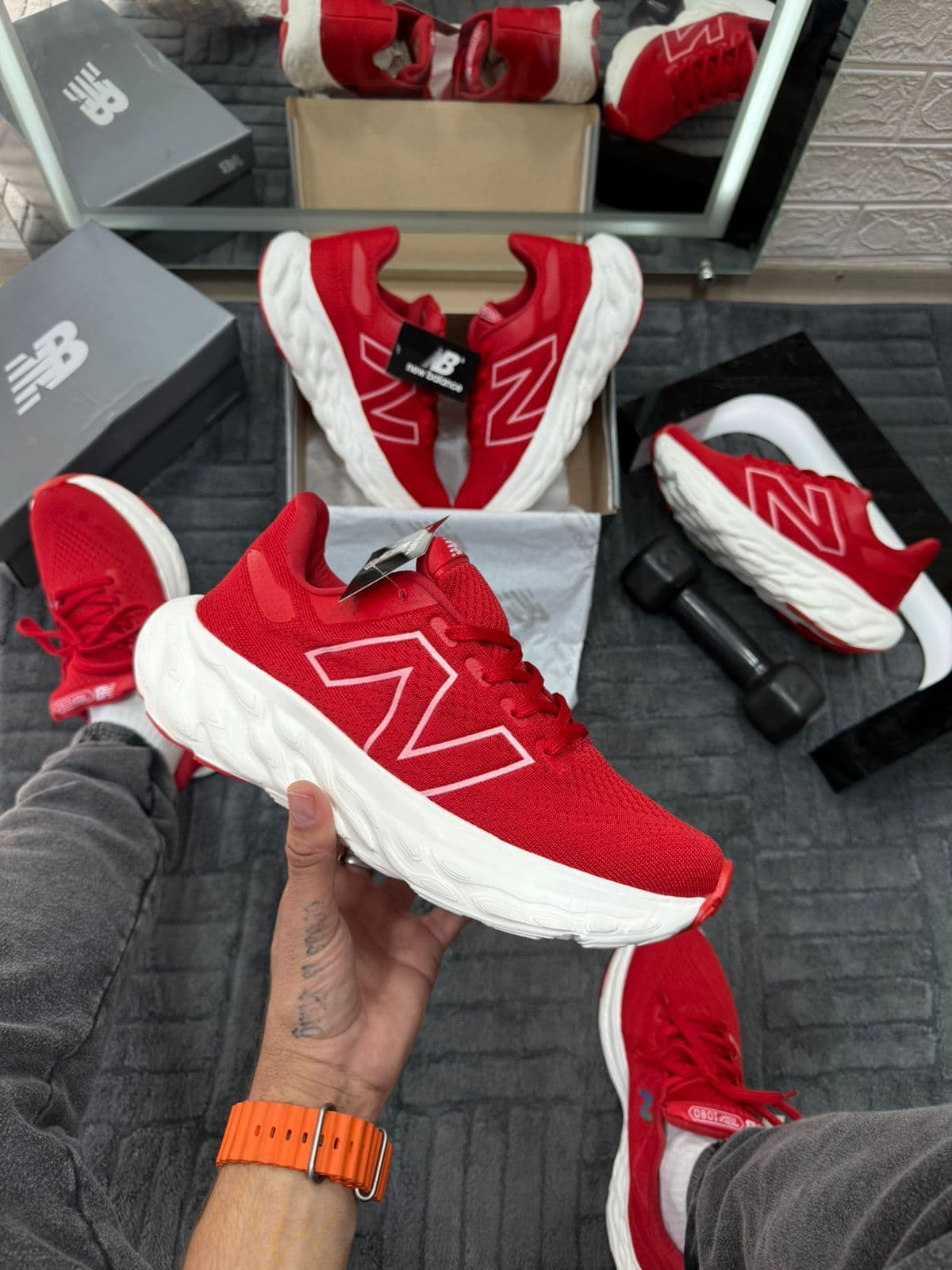 New Balance Vermelho Premium — foto principal