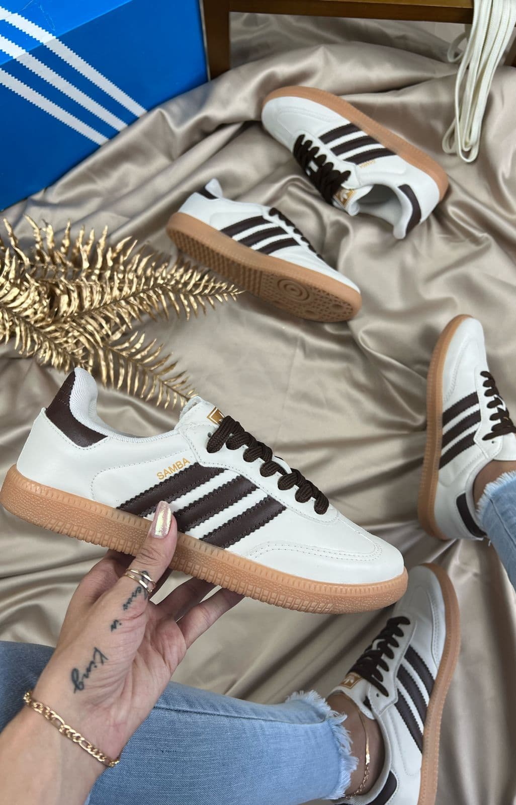 Adidas Samba OG Sintético - Off Cafe — foto principal