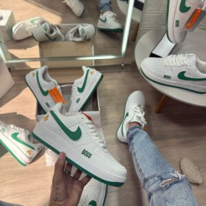 Air force Boss Branco Verde Premium