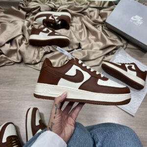 Air force F1 Marrom e Branco