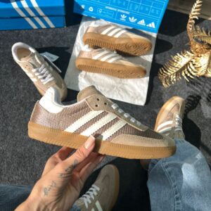 Samba Tricô Bege Feminino Atacado