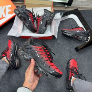 Nike Air Max TN Plus Preto e Vermelho Atacado