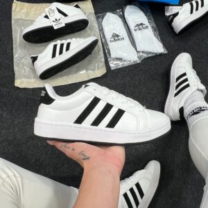 Adidas Ladies Premium Branco e Preto Atacado