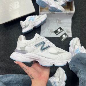 New Balance 9060 Branco e Azul Atacado