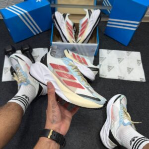 Adidas Adizero Boston 11 Branco Cinza Marrom Atacado