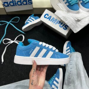 Adidas Campus Sintético Camurça Azul Bebe