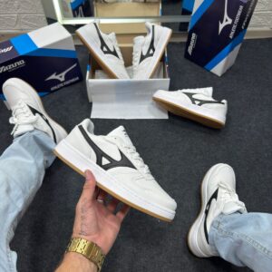 Mizuno Street Wind Branco e Preto