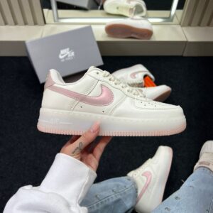 Air Force Prime Off White e Rosa | Elegância Premium