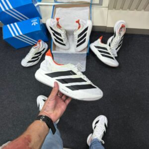 Adizero Evo Pro Branco Preto Laranja