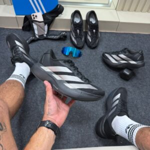 Adidas Adizero Prata e Preto Masculino