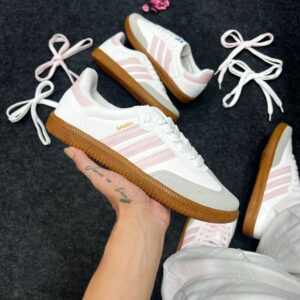 Adidas Samba OG Branco e Rose