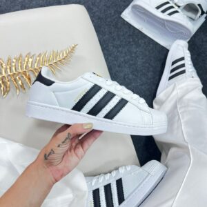 Adidas Superstar Branco E Preto