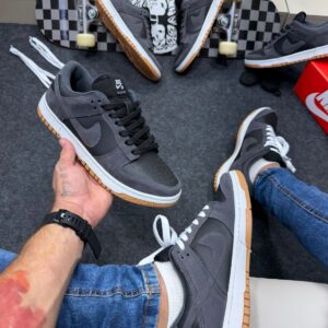 Nike Sb Dunk Low Premium Cinza Camurça