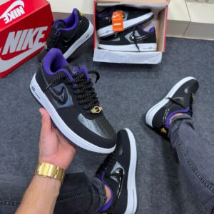Air Force 1 Champs Preto e Roxo