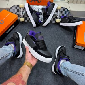 Hocks Skateboarding Preto E Roxo