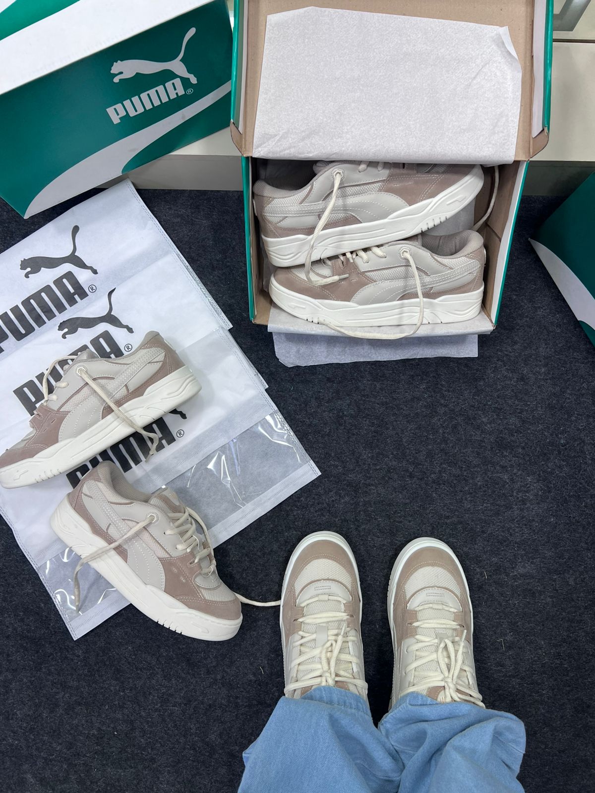 Puma 180 Camurça Natural Off White 14