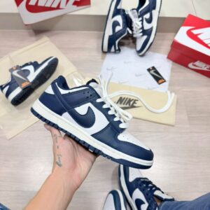 Nike SB Dunk Low Marinho e Branco Qualidade Premium