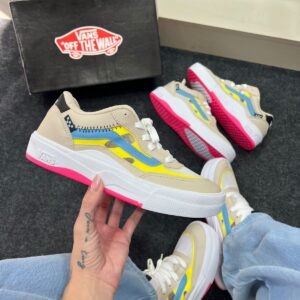 Vans Ultra Cush Bege e Colorido Feminino
